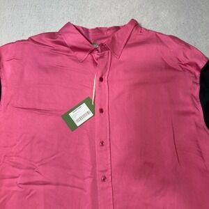 Denim Tears Pink Star Button Up Shirt SS24WS002 XXL New Tag Streetwear Viscose